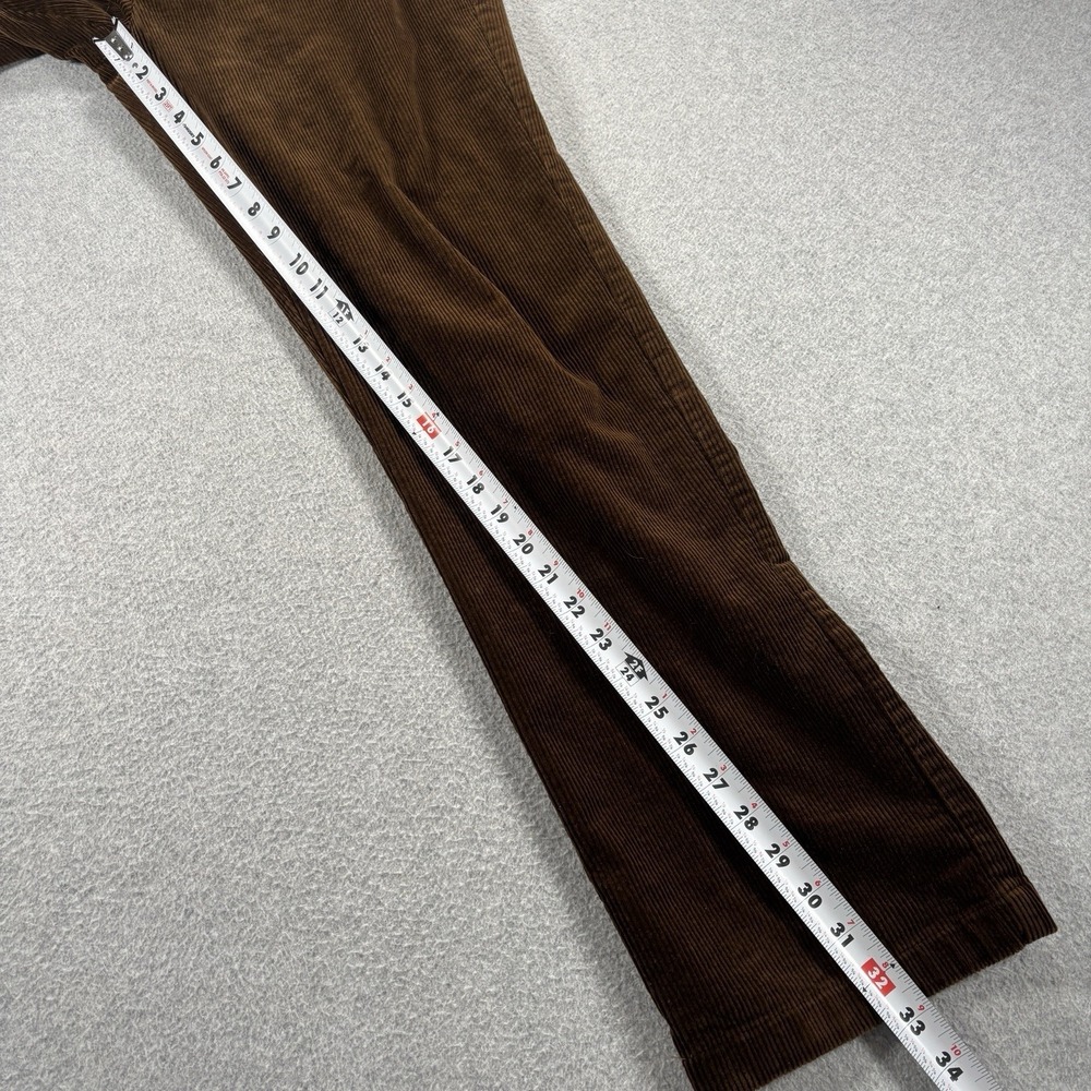 Polo Ralph Lauren Corduroy Pants Men 36x34 (inseam 33) Brown Classic Fit Stretch - Picture 13 of 14
